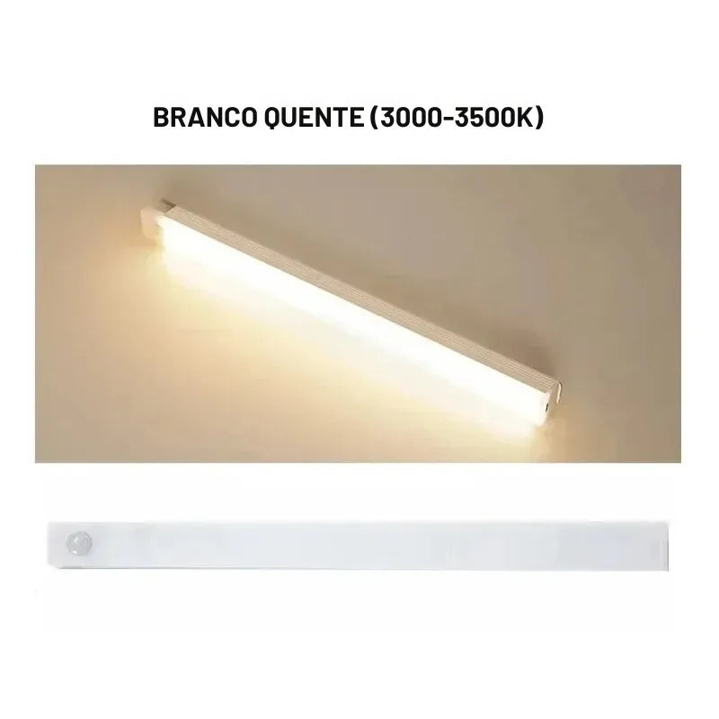 Luminária LED Recarregável com Sensor de Movimento - Atene