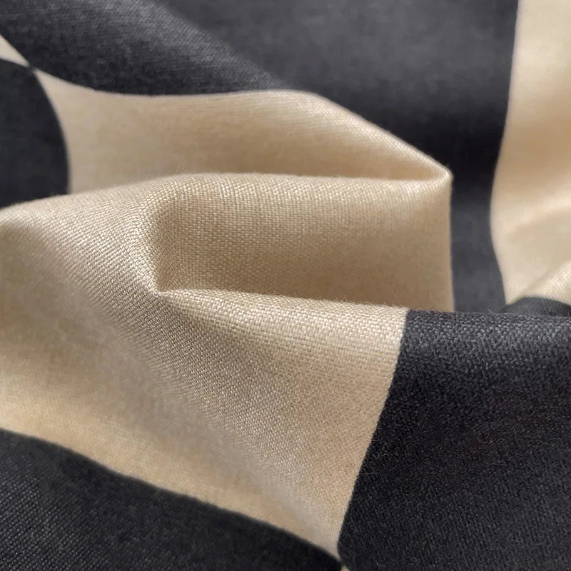 Lençol-Avulso-Tecido-Liso-Estilo-Plaid-100%-Poliéster-Atene