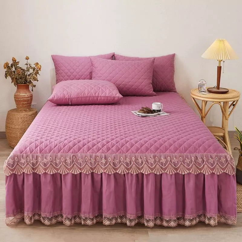 Colcha Elegância Europeia - Algodão Acolchoado