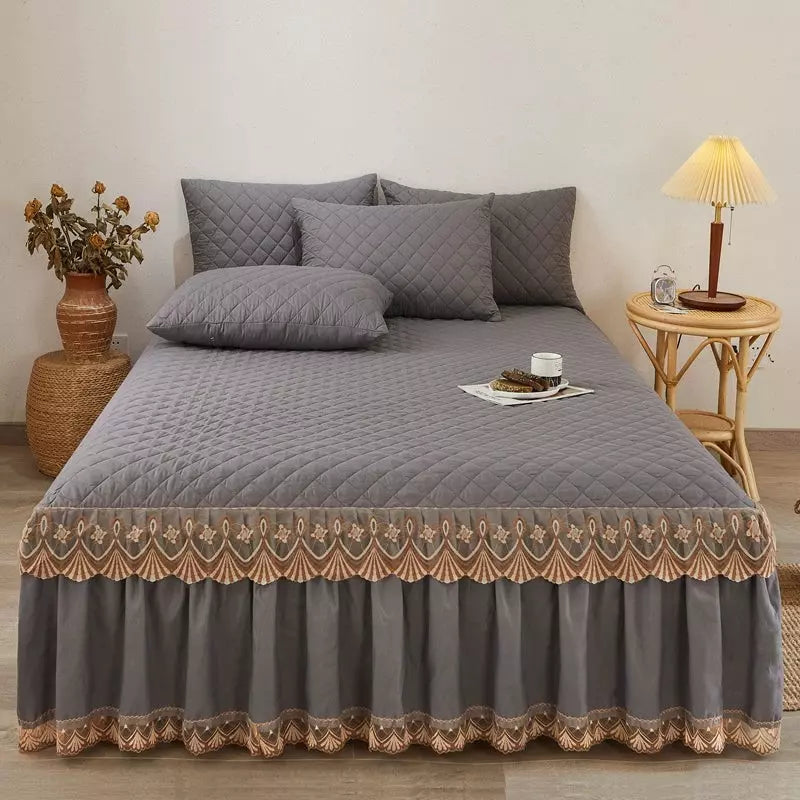 Colcha Elegância Europeia - Algodão Acolchoado