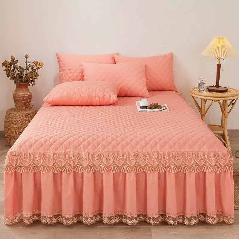 Colcha Elegância Europeia - Algodão Acolchoado