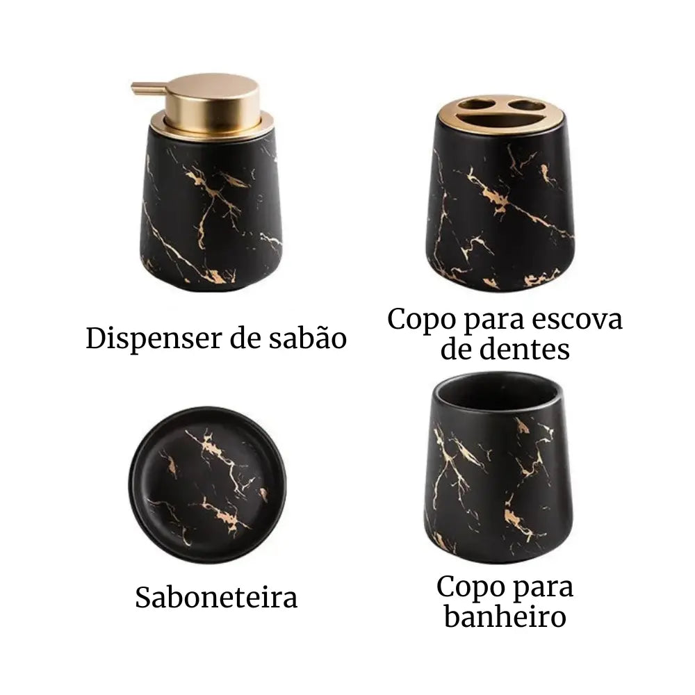 Conjunto Nórdico Marble