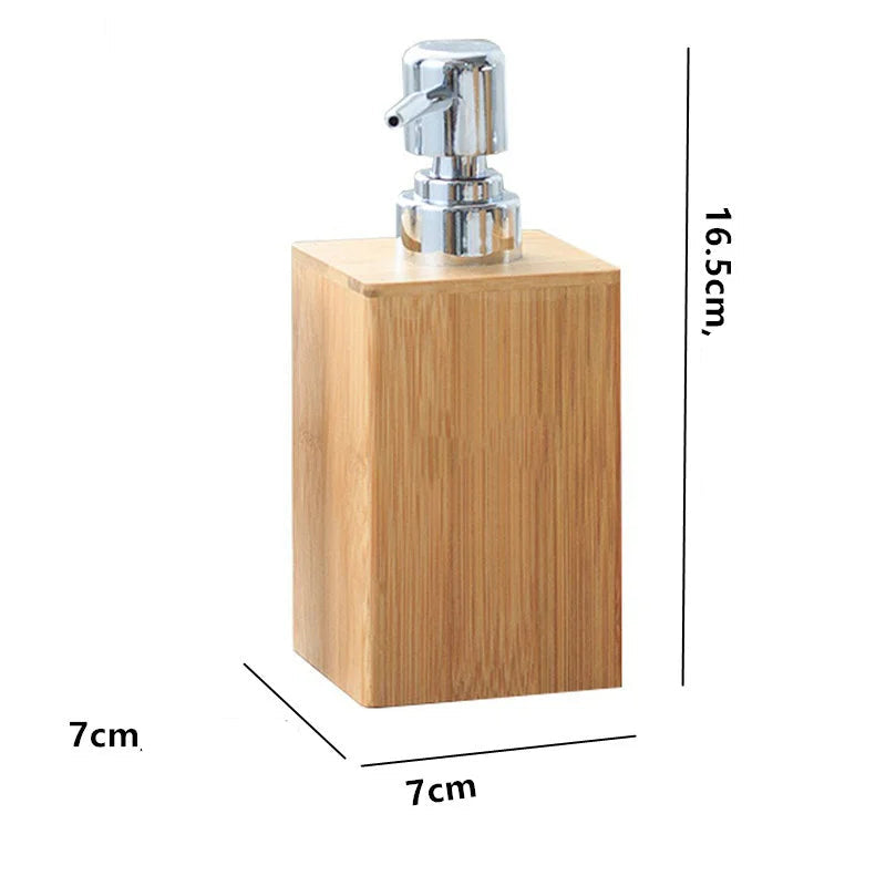 Dispenser de Sabonete Líquido em Bambu 280mL - Atene