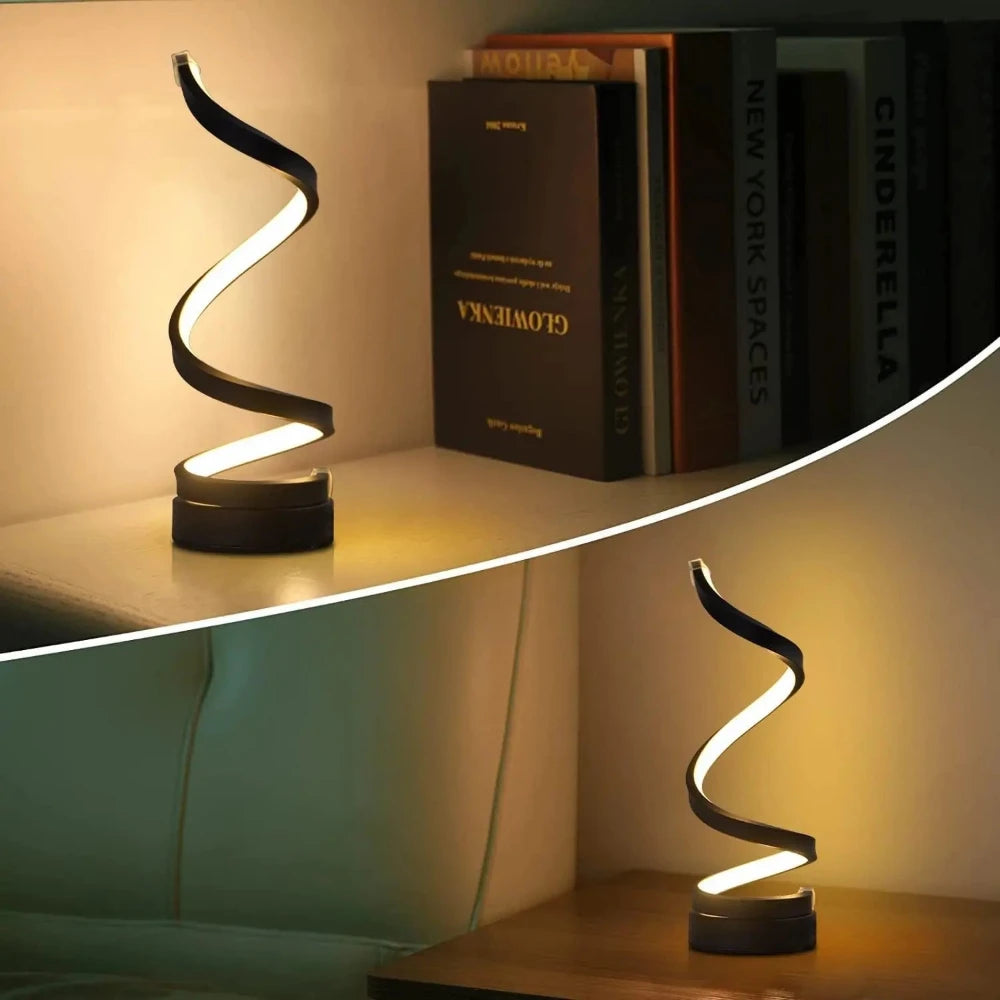 Luminária Espiral Minimalista