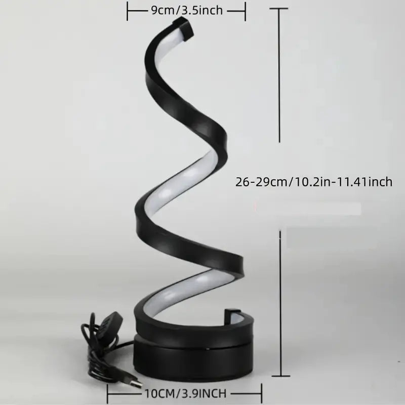 Luminária Espiral Minimalista