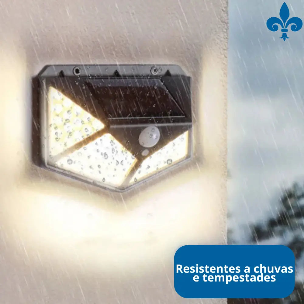 Luminária C/ Placa Solar e Sensor de Presença Atene
